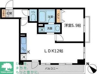 ルクレ初台(ルクレハツダイ)の物件間取画像